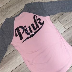 PINK Half Sleeve Tee